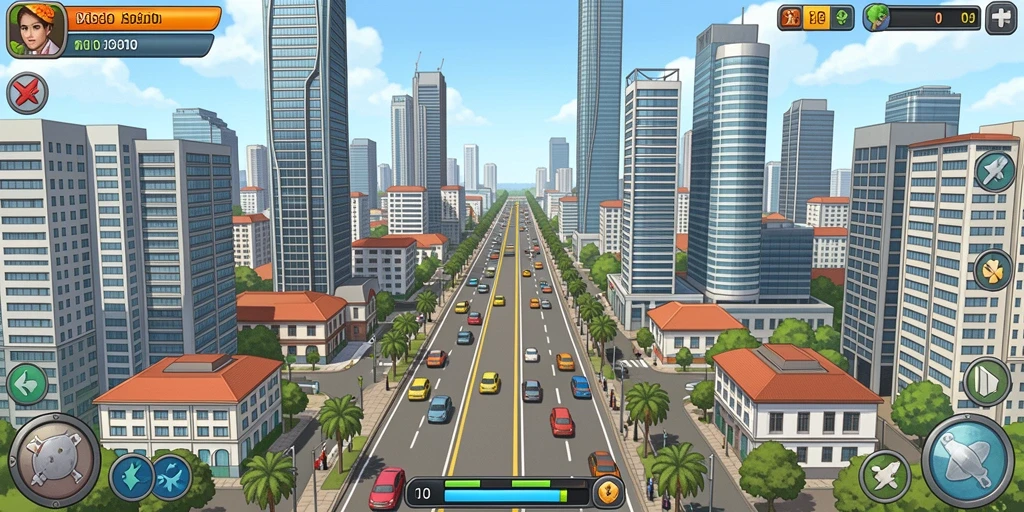 Screenshot menampilkan karakter kustomisasi yang unik dan menarik.