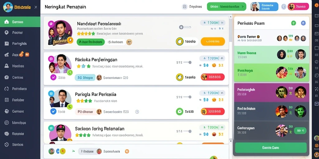 Mode permainan yang bervariasi dan menantang.