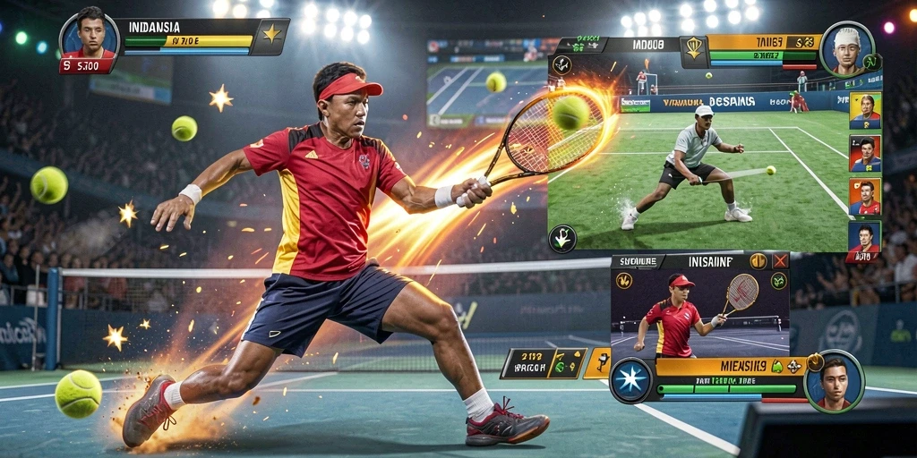 Fitur turnamen yang seru dan menantang.