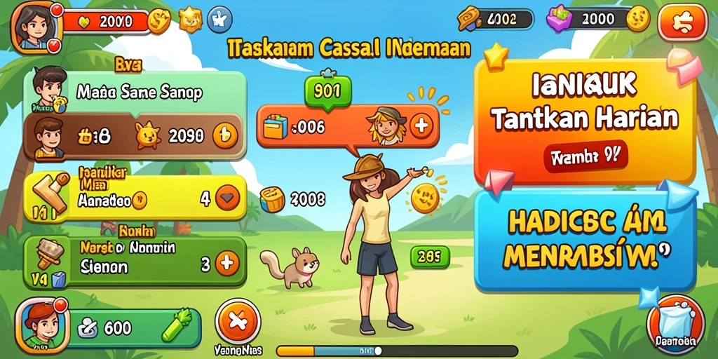 Misi yang menantang dan seru untuk diselesaikan.